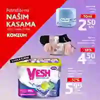 Konzum i Mercator akcija sniženja na kasama do 05.04.2026